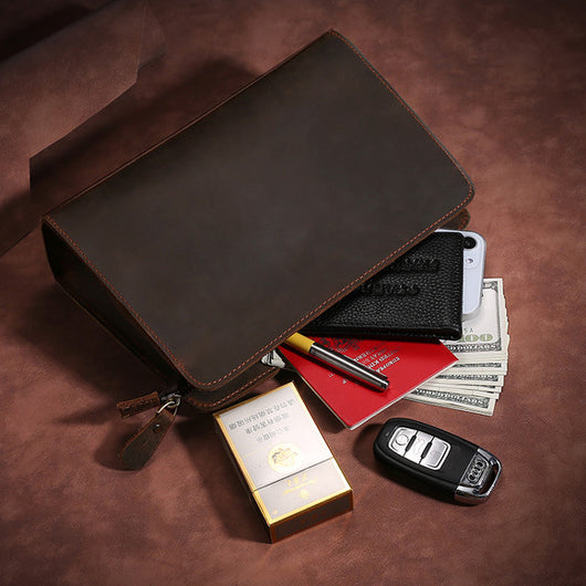 Billetera Móvil de Cuero Premium Capacidad Grande - Image 21