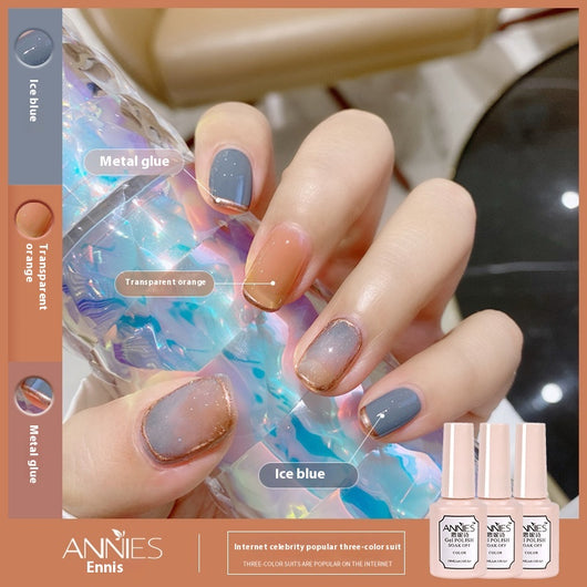Set de Esmalte de Gel Nude Hielo Tricolor 2024 - Colección Jelly - Image 7
