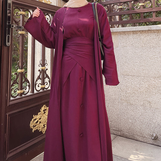 Traje de Tres Piezas Elegante Minimalista para Mujer - Image 14