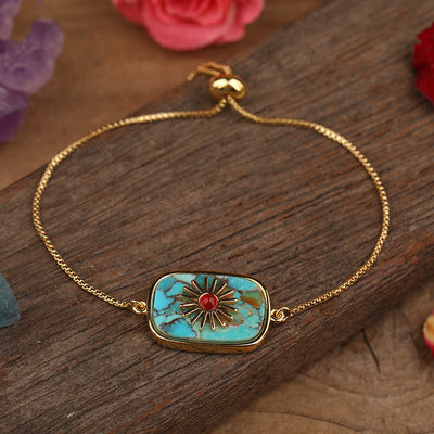 Colgante de Piedra con Girasol Pavé para Mujer - Image 31
