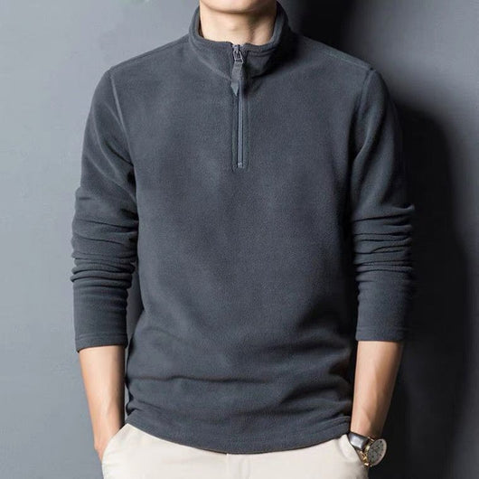 Sudadera Térmica con Cuello Mock Estilo Hoodie para Hombre - Image 3