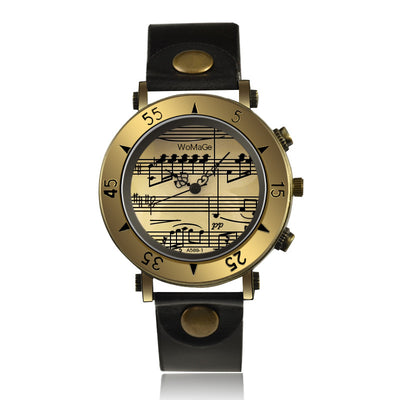 Reloj de Moda con Símbolo Musical - Diseño Novedoso para Hombre - Image 2
