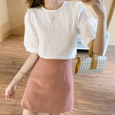 Blusa Retro Francesa con Mangas Abullonadas - Image 4