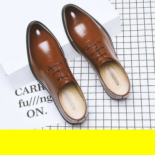 Zapatos de Cuero Casual Estilo Coreano con Altura Aumentada para Hombre - Image 16