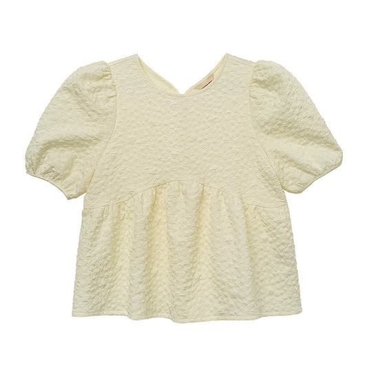 Blusa Elegante de Manga Globo Rejuvenecedora para Mujer - Image 2