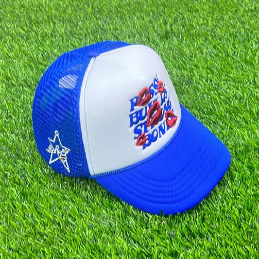 Gorra Hombre Bordada Small Crowd con Diseño de Labios para Verano