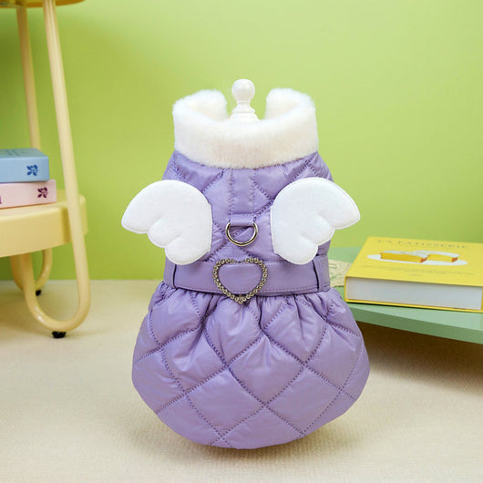 Falda de Algodón Acolchada para Perros Pequeños - Diseño Angelical - Image 7