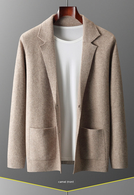 Saco Cardigan de Lana Tejida para Hombre - Elegante, Casual y Profesional - Image 10