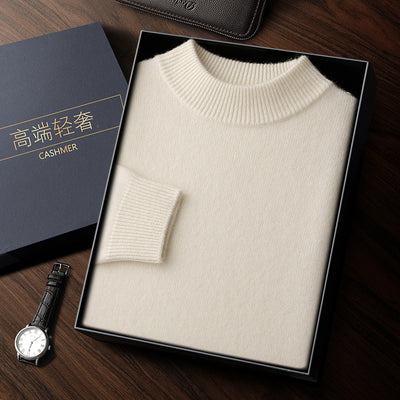Suéter de Cachemira Doble Grosor para Hombre - Image 6
