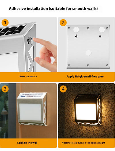 Placa Solar LED para Puerta con Indicador Digital Inteligente Resistente al Agua - Image 18