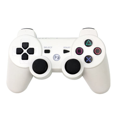Black wireless game controller for PS3 and PC with a classic button layout and two analog sticks. - Image 6