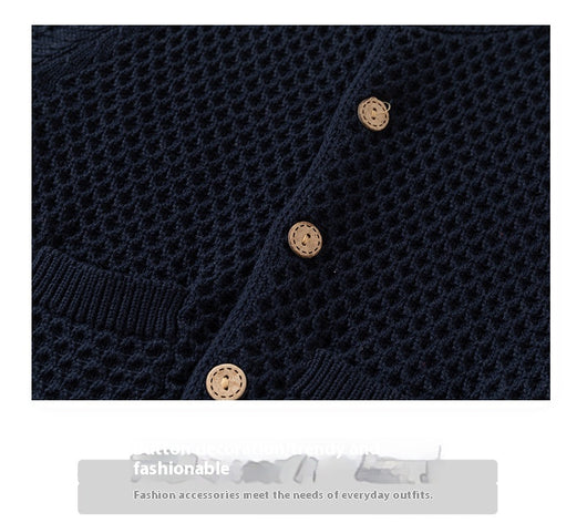 Suéter Abrigo Infantil Cuello Redondo para Otoño e Invierno - Image 7