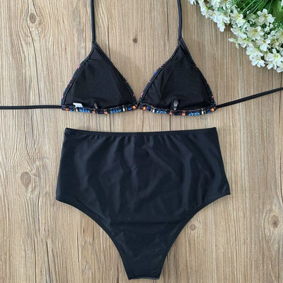 Bikini Floral de Cintura Alta para Mujer - Image 18