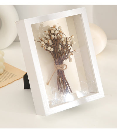 Marco Decorativo con Flores Secas Preservadas - Diseño 3D Artesanal - Image 7