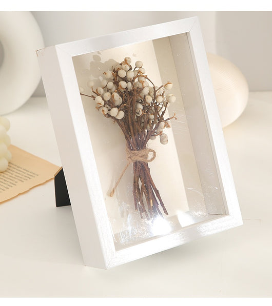Marco Decorativo con Flores Secas Preservadas - Diseño 3D Artesanal - Image 7
