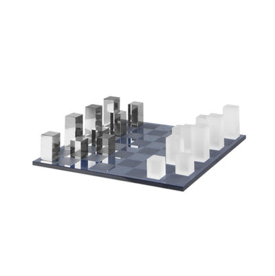 Tablero de Ajedrez de Cristal Electrochapado Frosted - Ornamento Moderno y Elegante - Image 5