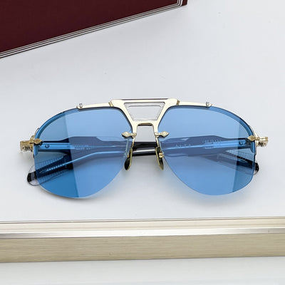 Gafas de Sol Piloto Metal Lujo Ligero - Protección UV Estilo INS - Image 34