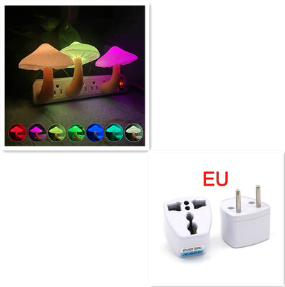 Lámpara Nocturna LED Seta con Sensor de Luz - Enchufable EU/US - Image 16
