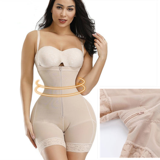 Faja Reductora Plus Size con Cierre Inferior y Levantador de Cadera - Image 13