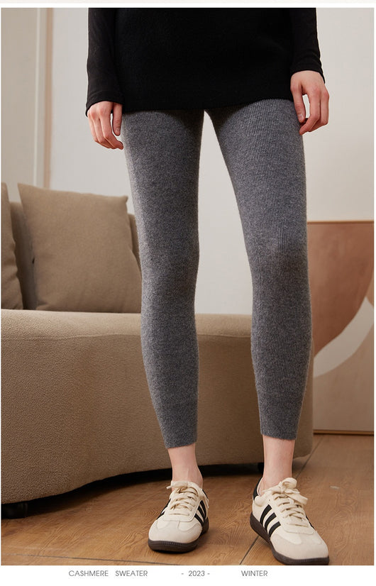 Leggings Térmicos Cintura Alta de Cachemira - Ajuste Slim Cómodo - Image 23