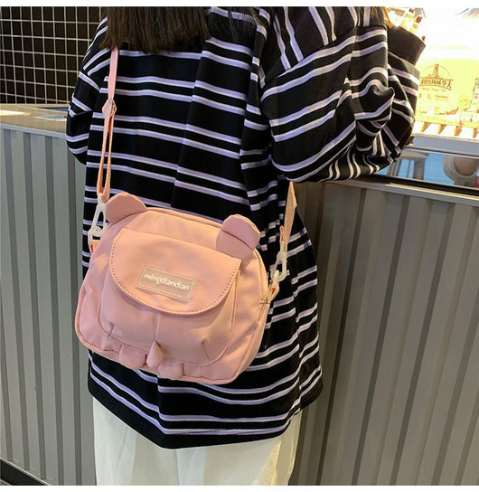 Bolsa Mensajera Osito Kawaii - Diseño Tierno para Estudiantes - Image 19