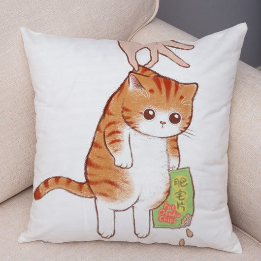 Funda de Almohada de Lino con Estampado Moderno para Sofá y Coche - Image 6