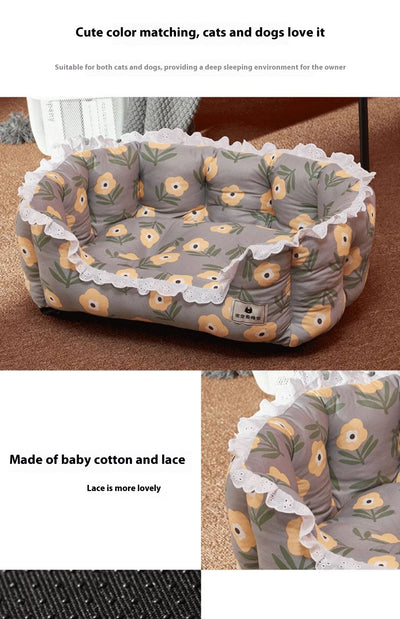 Sofá Cama para Perros Desmontable y Lavable Cuatro Estaciones - Image 16