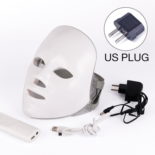 Máscara Facial de Fotones Luz Roja y Púrpura - Dispositivo Antiacné Profesional - Image 12