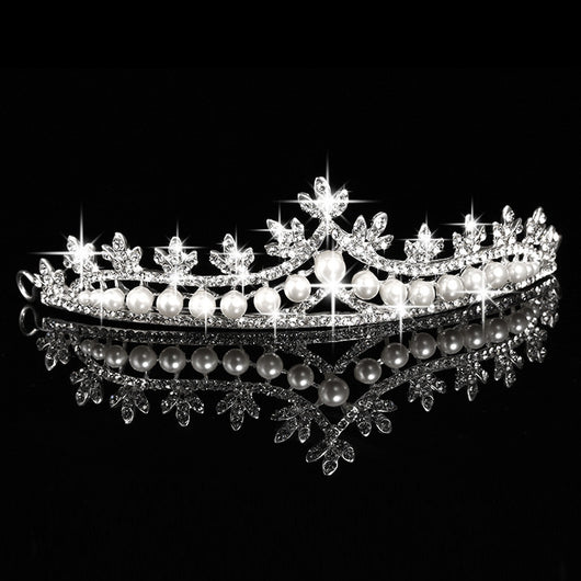 Corona de Perlas para Novia - Joyería para el Cabello - Image 10