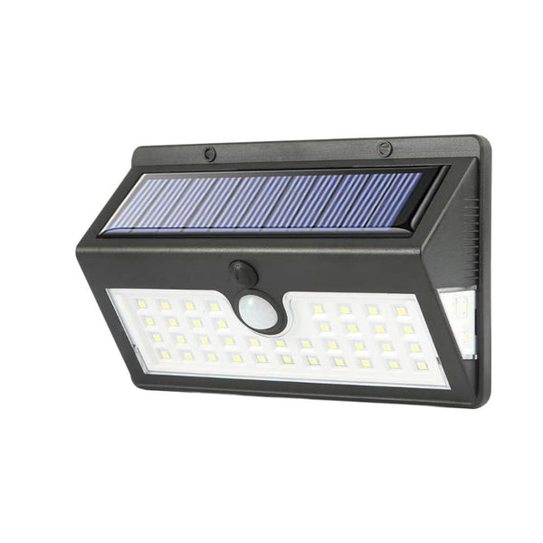 Lámpara Solar de Pared con Sensor de Movimiento Tres Caras