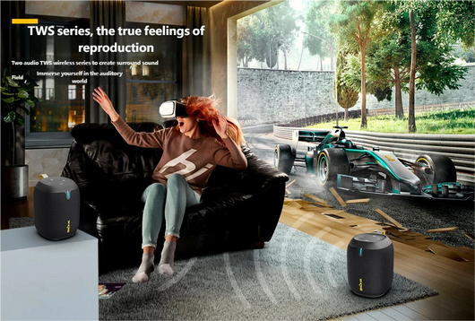 Parlante Portátil W-King D120 con Bluetooth Inalámbrico - Image 6
