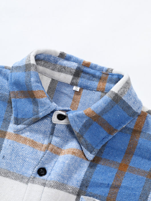 Chaqueta de Franela a Cuadros para Hombre - Image 6
