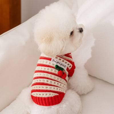 Suéter Tejido para Perros y Gatos - Abrigo Cálido de Invierno con Diseño Calado - Image 9