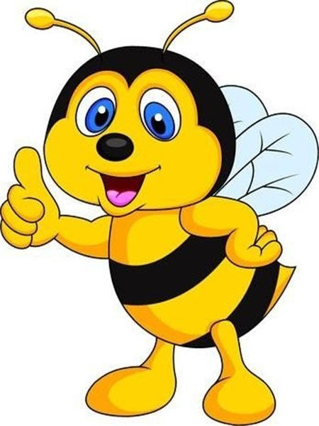 Pintura de Diamantes Abeja Caricatura 5D Cuadrado Completo - Image 15