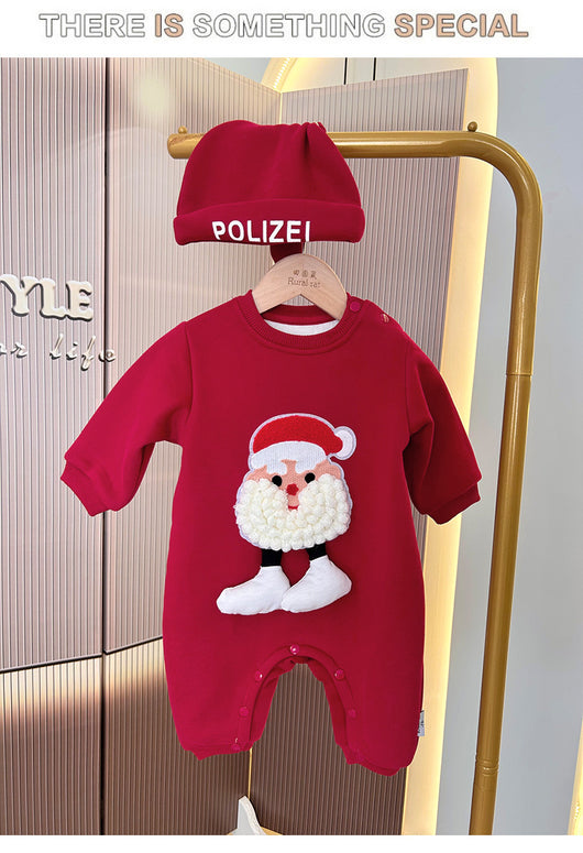 Conjunto Navideño Familiar: Pijama Polar con Capucha para Padres e Hijos - Image 19