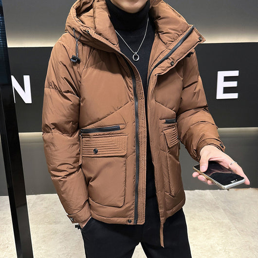 Abrigo Plumas Estilo Hong Kong - Chaqueta Trendy Impermeable - Image 5