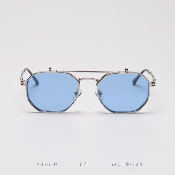 Gafas de Sol Polarizadas Retro Metal Flip