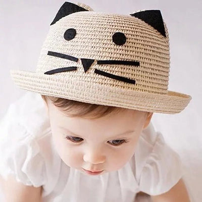Sombrero de Paja Estilo Princesa Coreano para Niñas - Image 11