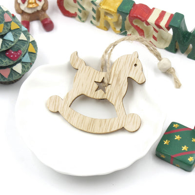 Adorno Navideño de Madera - Reno con Copo de Nieve - Image 14