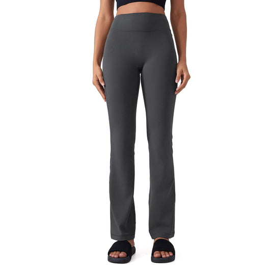 Pantalones Yoga Cintura Alta Levantacaderas Pierna Ancha Sin Marcas Efecto Segunda Piel - Image 5