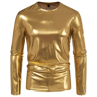 Camiseta de Manga Larga Brillante para Hombre - Base Layer de Moda - Image 5