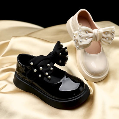 Zapatos de Cuero Suave para Niños - Suela Flexible Color Negro - Image 10