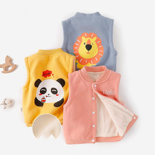 Chaleco Acolchado para Niños - Abrigo Versátil Primavera, Otoño e Invierno