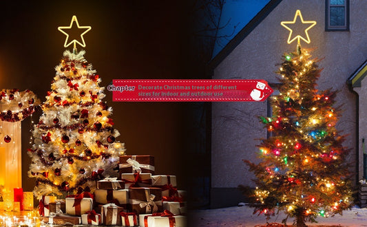 Luz Estrella 3D Luminosa para Árbol de Navidad - Image 6
