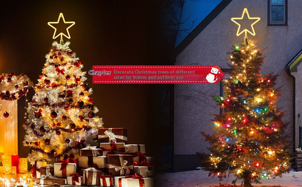 Luz Estrella 3D Luminosa para Árbol de Navidad - Image 6