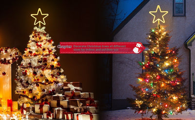 Luz Estrella 3D Luminosa para Árbol de Navidad - Image 6