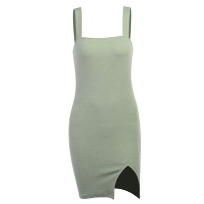 Vestido Ajustado de Color Liso para Mujer - Image 7