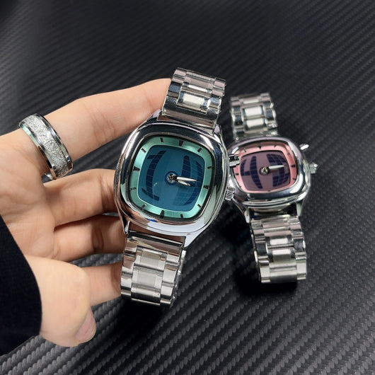 Reloj Digital Retro con Manecillas y Números - Cuarzo de Moda Exclusivo