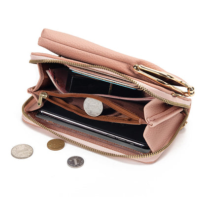 Billetera Vertical de Cuero PU Todo en Uno para Mujer - Image 12