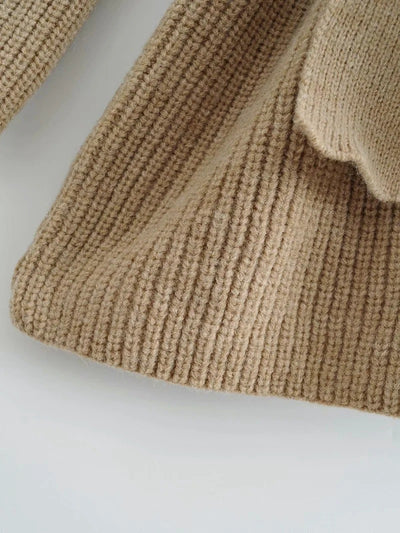 Chaqueta de Punto para Mujer con Cinturón Integrado - Image 18